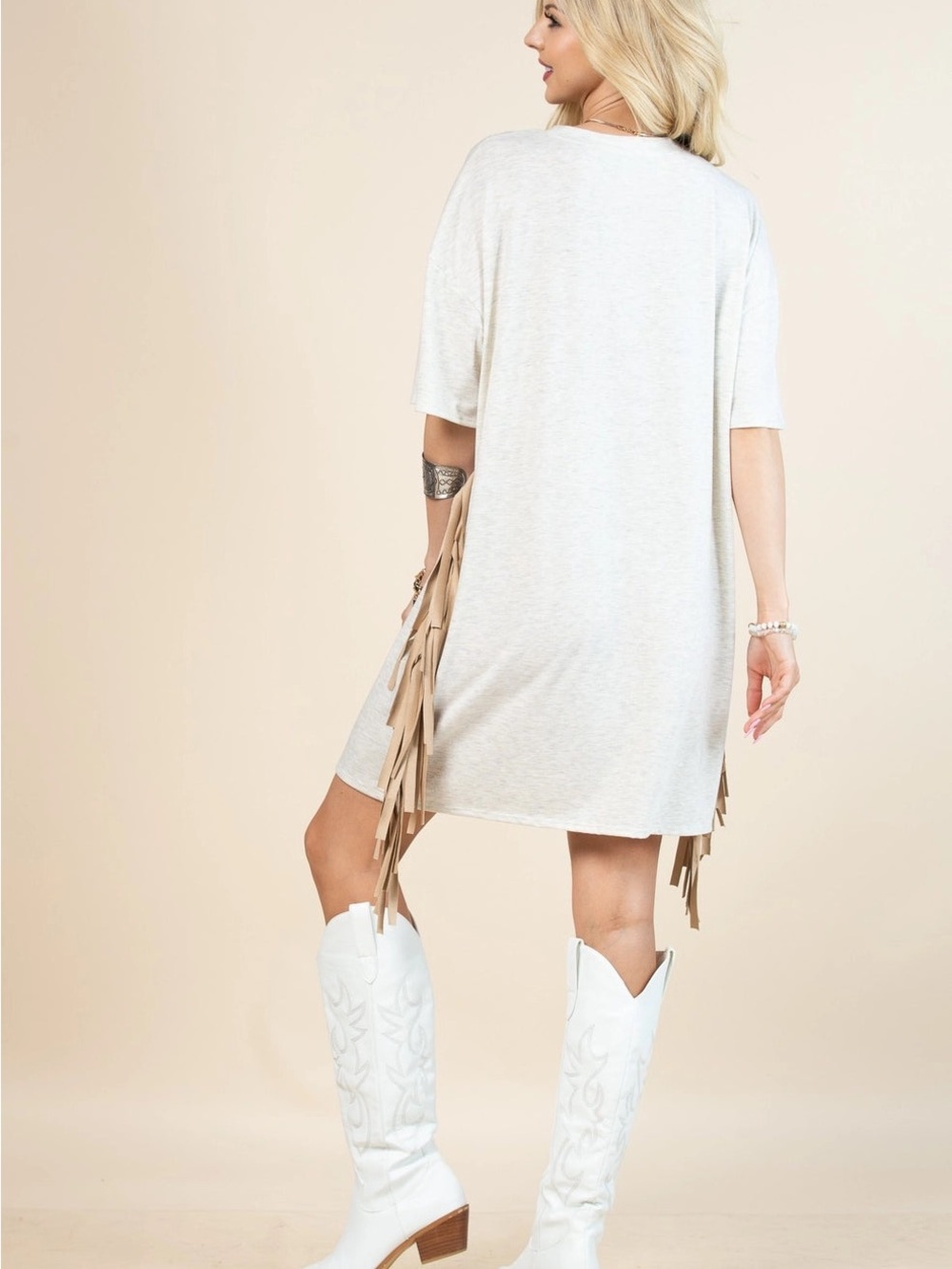 Graphic Desert Tee Dress - Picture 4 of 4